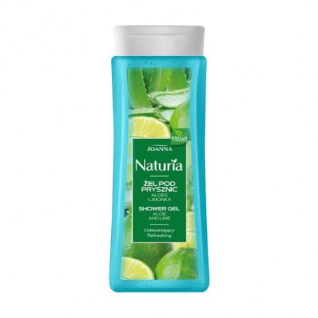 Гель для душа Joanna Naturia Shower Gel с экстрактом алоэ и лимоном, 300 мл