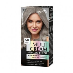 Краска для волос Joanna Multi Cream Metallic Color 32.5 Серебристый блонд, 100 мл