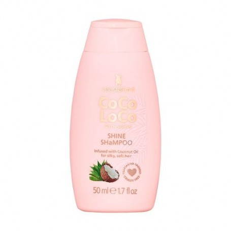 Увлажняющий шампунь для волос Lee Stafford Coco Loco Shine Shampoo с агавой и кокосовым маслом, 50 мл