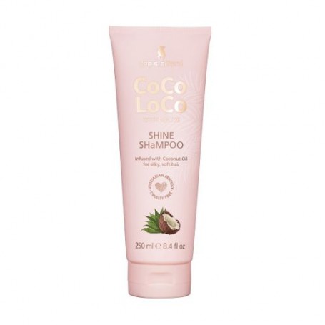 Увлажняющий шампунь для волос Lee Stafford Coco Loco Shine Shampoo с агавой и кокосовым маслом, 250 мл