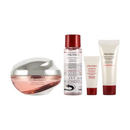 Набор для лица Shiseido Bio Performance LiftDynamic женский (крем, 50 мл + пенка, 15 мл + софтнер, 30 мл + концентрат, 5 мл)