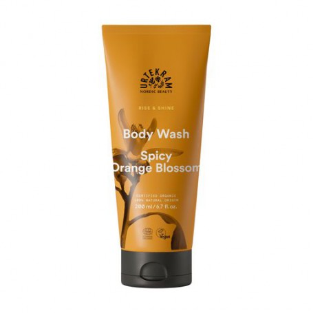 Органический гель для душа Urtekram Spicy Orange Blossom Body Wash Пряный цвет апельсина, 200 мл