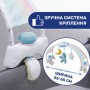 Детская игрушка на кроватку Chicco Радужное сияние, голубая, 0+, 60*13.5*25 см (10473.20)