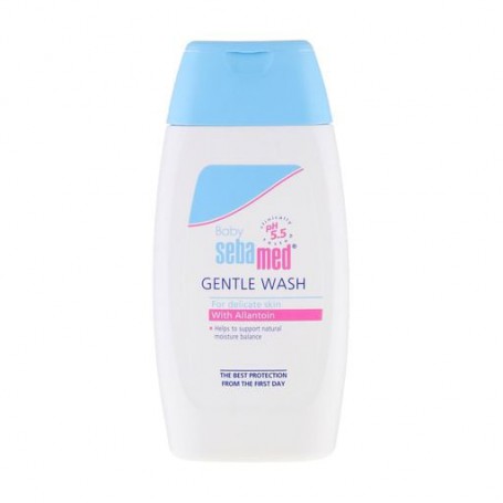 Детская эмульсия для умывания для тела и волос Sebamed Baby Gentle Wash pH 5.5 с алантоином, 200 мл