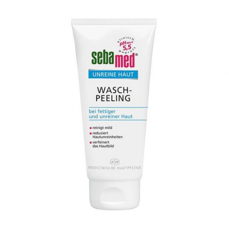 Пилинг для умывания Sebamed Unreine Haut Wash Peeling pH 5.5, 100 мл