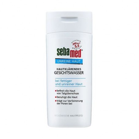 Тоник для осветления кожи лица Sebamed Unreine Haut pH 5.5, 200 мл