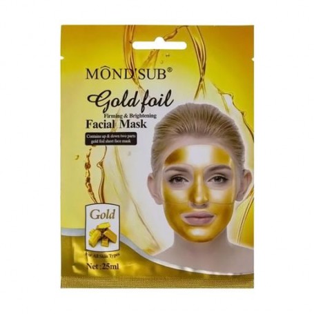 Тканевая маска для лица Mond'Sub Gold Firming & Brightening Facial Mask, 25 мл