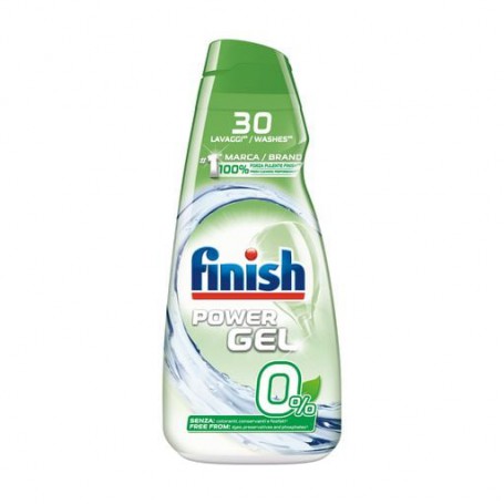 Гель для мытья посуды в посудомоечных машинах Finish Power Gel 0%, 600 мл