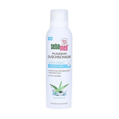 Питательная пена для душа Sebamed Pflegender Shower Foam Mit Aloe Vera с алоэ вера, 200 мл