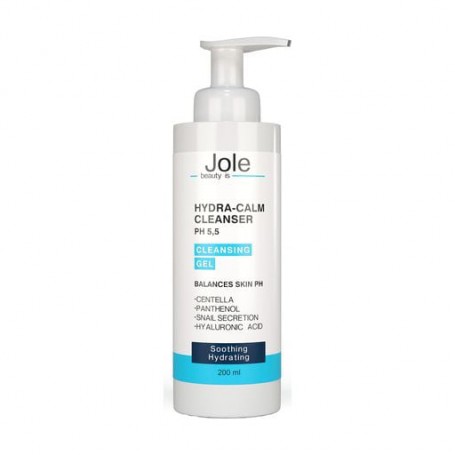 Увлажняющий и успокаивающий гель для умывания Jole Hydra-Calm Cleanser, 200 мл