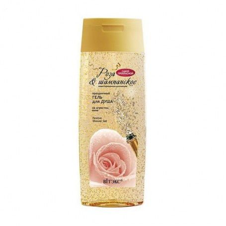 Гель для душа Вітэкс Роза и шампанское на игристом вине, 260 мл