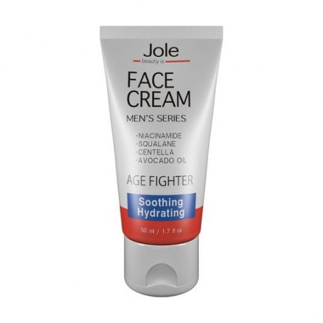 Мужской увлажняющий и заживляющий крем для лица Jole Hydrating & Sooting Cream, 50 мл