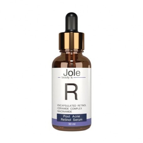 Сыворотка для лица Jole Post-Acne Retinol Serum от следов пост-акне с ретинолом, гиалуроновой кислотой и керамидами, 30 мл