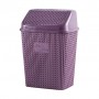 Контейнер для мусора Violet House Виолетта Plum, 34.5*19*24.5 см, 10 л