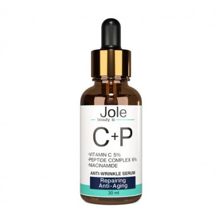 Сыворотка для лица Jole С+P Anti-Wrinkle Serum против морщин, с витамином С и комплексом пептидов, 30 мл