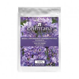 Тканевая маска для кожи вокруг глаз Orientana Silk Eye Mask Rosemary, 1 пара
