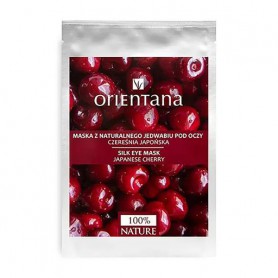 Тканевая маска для кожи вокруг глаз Orientana Silk Eye Mask Pad Japanese Cherry, 1 пара
