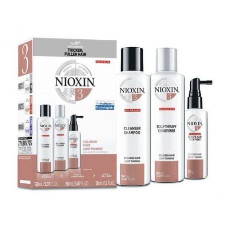 Набор Nioxin Hair System 3 Kit для волос (шампунь, 150 мл + кондиционер, 150 мл + маска, 50 мл)