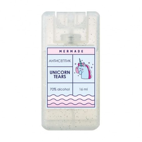 Антисептик-спрей для рук Mermade Unicorn Tears (этиловый спирт 70%), 16 мл