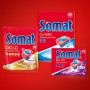 Набор для мытья посуды в посудомоечной машине Somat (таблетки All in 1, 90 шт + ополаскиватель, 750 мл)