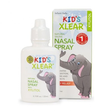 Детский натуральный солевой назальный спрей Xlear Kid's Nasal Spray с ксилитом, 22 мл