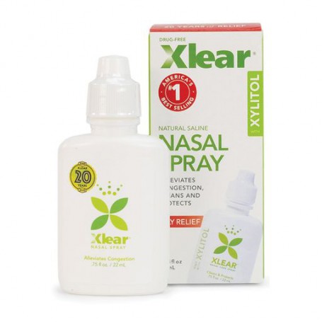Натуральный солевой назальный спрей Xlear Nasal Spray с ксилитом, 22 мл