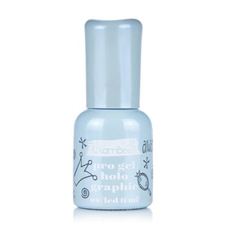 Гель-лак для ногтей GlamBee ProGel Holographic 163, 6 мл
