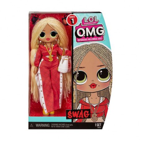 Игровой набор с куклой L.O.L. Surprise! Серии O.M.G. Леді DJ с аксессуарами, от 3 лет (580515)