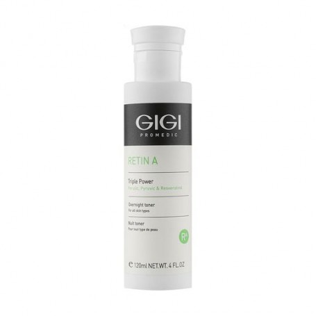 Активный обновляющий тонер Gigi Retin A Overnight Toner для всех типов кожи лица, с ретинолом, 120 мл