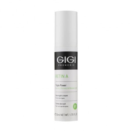 Активный обновляющий крем Gigi Retin A Overnight Cream для всех типов кожи лица, с ретинолом, 50 мл