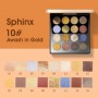 Палетка теней для век Zeesea Pyramid Eyeshadow Palette, 10 Sphinx, 17 г