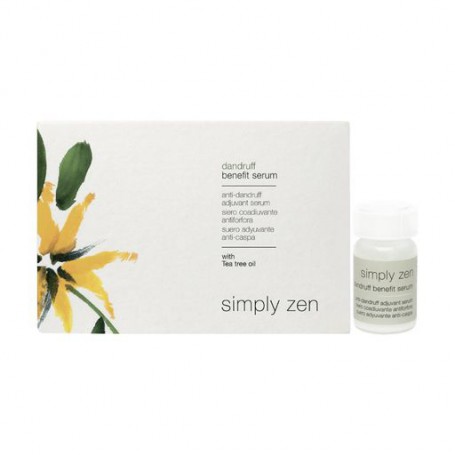 Сыворотка для волос Simply Zen Dandruff Serum против перхоти, с маслом чайного дерева, 12*5 мл