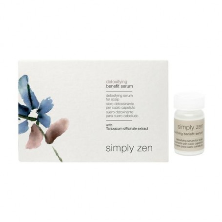 Нормализующая сыворотка Simply Zen Normalizing Benefit Serum для жирной кожи головы, с экстрактом тараксакума, 12*5 мл