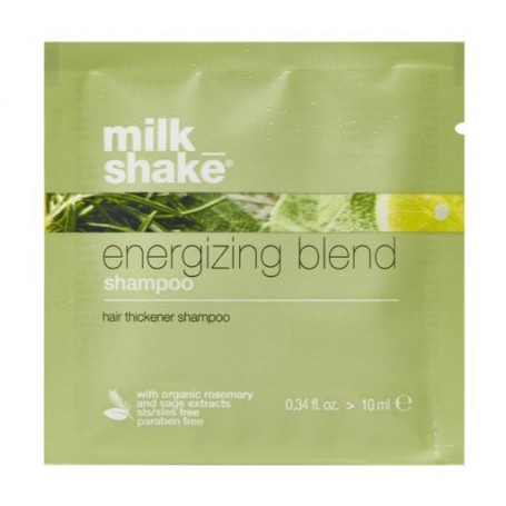Бодрящий шампунь milk_shake Energizing Blend Shampoo для тонких, истонченных и ломких волос, 10 мл