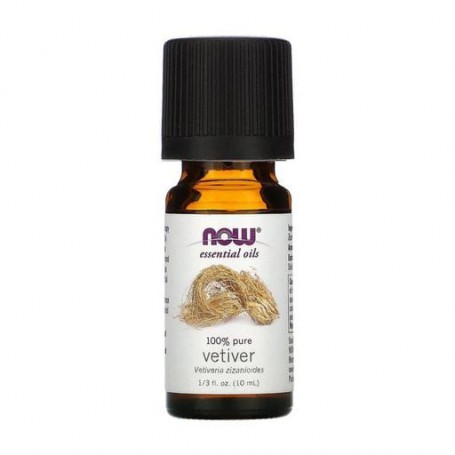 Эфирное масло Now Foods Essential Oils 100% Pure Vetiver Oil Масло ветивера, 10 мл