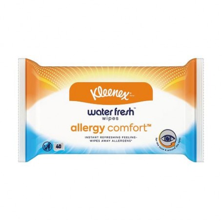 Влажные салфетки Kleenex Waterfresh Fresh Allergy Comfort, 40 шт