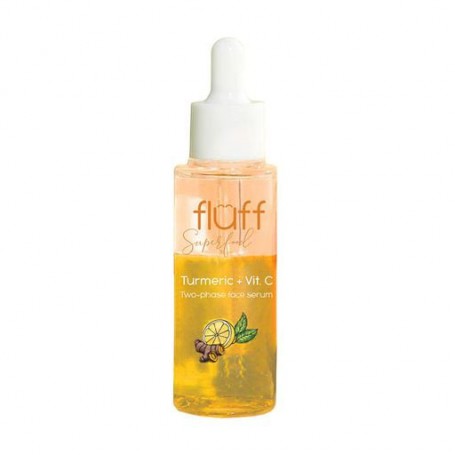 Двухфазная сыворотка для лица Fluff Superfood Turmeric and vitamin C Two-Phase Face Serum, 40 мл