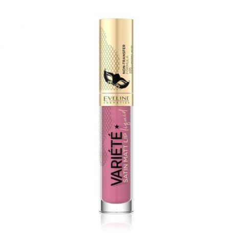 Жидкая помада для губ Eveline Cosmetics Variete Satin Matt Lip Liquid Lipstick 01 Caramel Cake, 4.5 мл