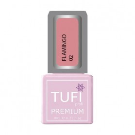 Гель-лак для ногтей Tufi profi Premium Flamingo 02 Стыдливый румянец, 8 мл