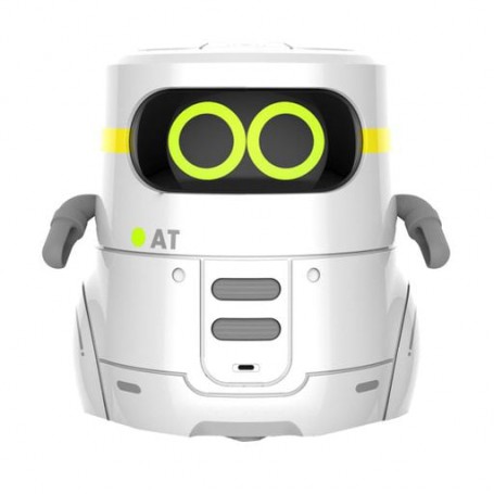 Умный робот с сенсорным управлением и обучающими картами AT-Robot 2, озвучка на украинском, белый, с 3 лет (AT002-01-UKR)
