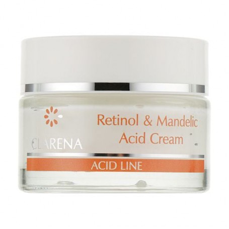 Крем для лица Clarena Retinol & Mandelic Acid Cream с ретинолом и миндальной кислотой, 50 мл