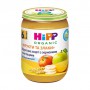 Детское фруктовое пюре HiPP Organic Фрукты и злаки, Фруктовое ассорти с зерновыми хлопьями, 190 г
