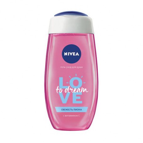 Гель-уход для душа Nivea Свежесть пиона, 250 мл