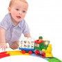 Игровой набор с конструктором и железной дорогой Kiddieland Паровозик с животными, с 1.5 лет (61853)