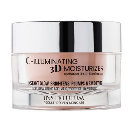 Увлажняющий крем для лица Instytutum C-Illuminating 3D Moisturizer с эффектом сияния, 50 мл