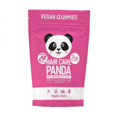 Пищевая добавка в жевательных конфетах Noble Health Travel Hair Care Panda Здоровья волос, 70 г