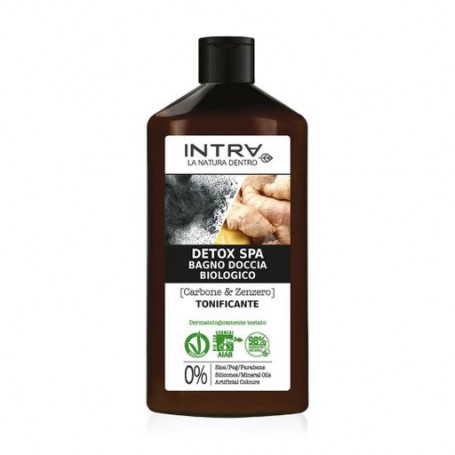 Гель для душа Intra Charcoal & Ginger Shower Gel детокс, 400 мл