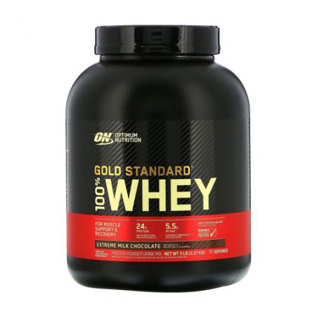 Пищевая добавка протеин Optimum Nutrition 100% Whey Gold Standard Молочный шоколад, 2.27 кг