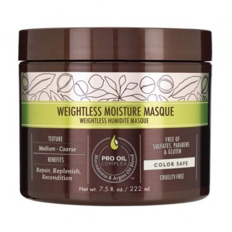 Увлажняющая маска для волос Macadamia Professional Weightless Moisture Masque, 222 мл