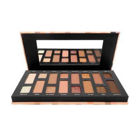 Палетка теней для век W7 Nudification Pressed Pigment Palette , 12 г